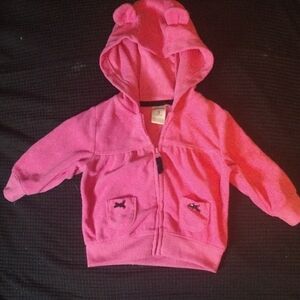 Carter's Pink Cropped Hoodie Sweatshirt​​